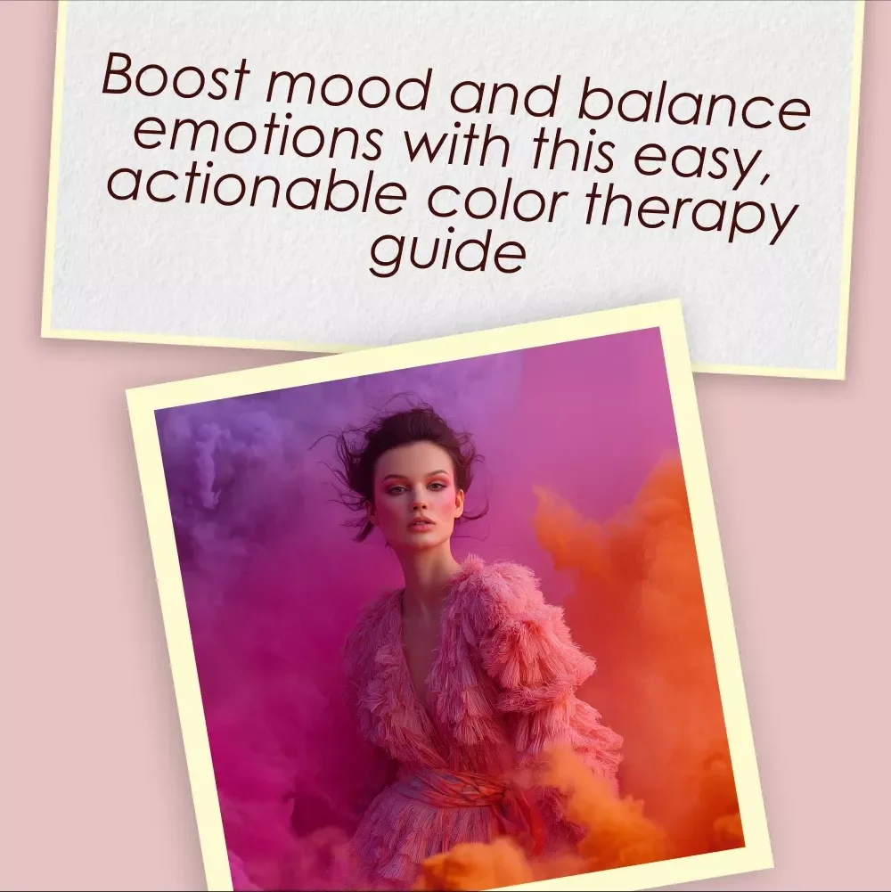 Color Therapy Checklist – Printable Digital Download for Emotional Wellness, Mood Boosting, and Stress Relief Guide