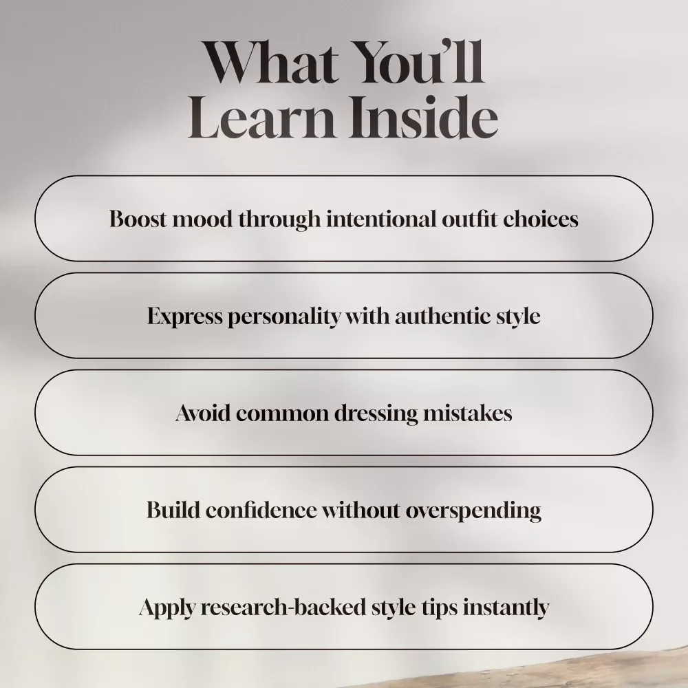 Dressed to Feel Your Best | Digital Guide on Why Do I Feel Better When Dressed Well | Boost Confidence, Style & Self-Expression