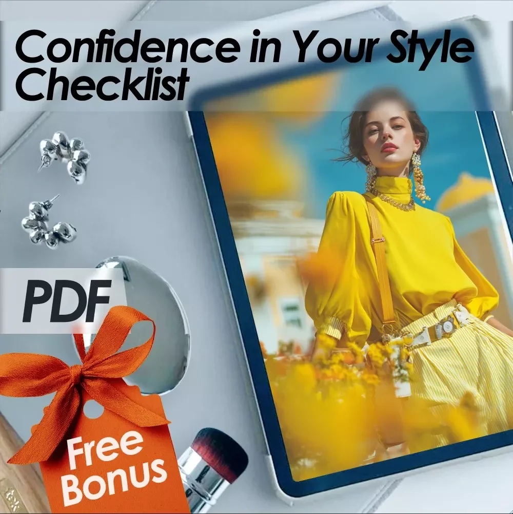 Confidence in Your Style Checklist | Printable Fashion Guide for How to Be Confident in Your Style | Digital Download for Women’s Wardrobe & Outfit Inspiration