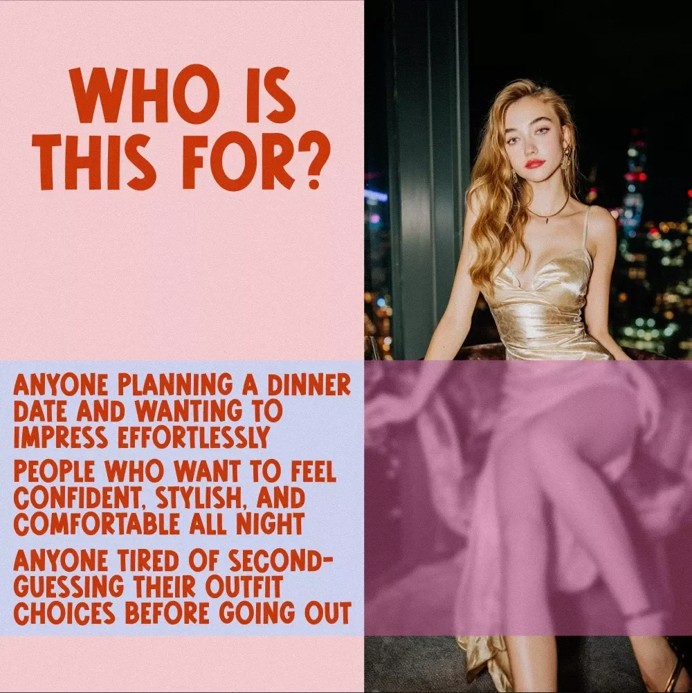 Dinner Date Outfit Checklist: Look Great, Feel Even Better | Printable Digital Download Guide for Perfect Dinner Date Outfit Planning