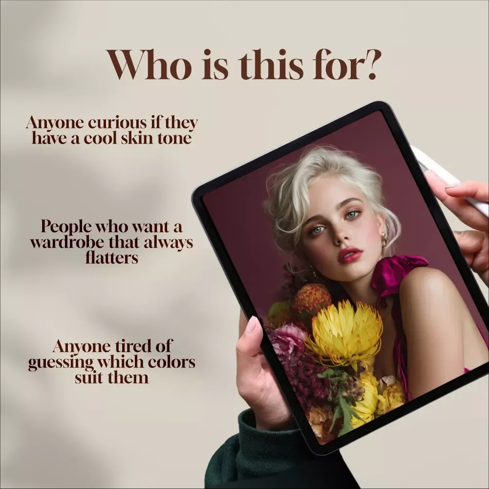 Chill & Chic: The Clothing Color Guide for Cool Skin Tones – Digital Download eBook, Color Palette & Style Tips for Cool-Toned Clothing
