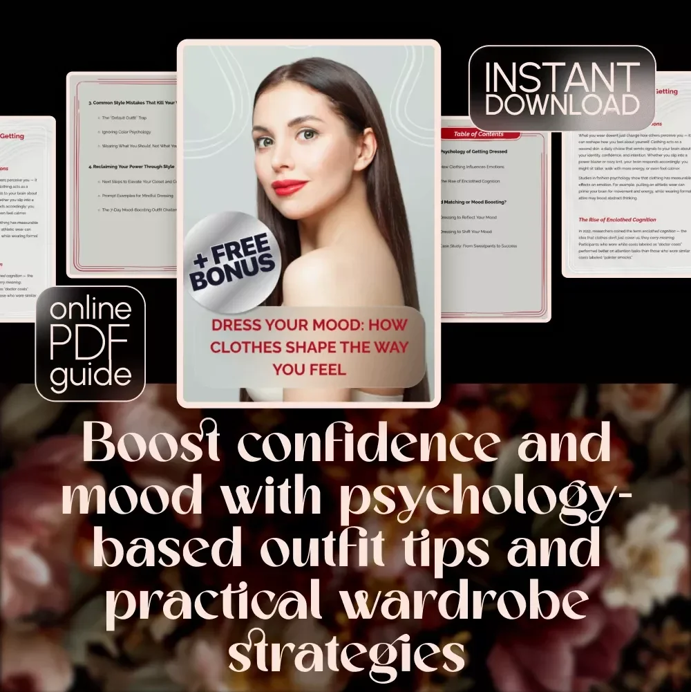 Dress Your Mood: How Clothes Shape the Way You Feel | Digital Guide | Can Clothes Really Change Your Mood? | Style Psychology eBook for Confidence & Happiness