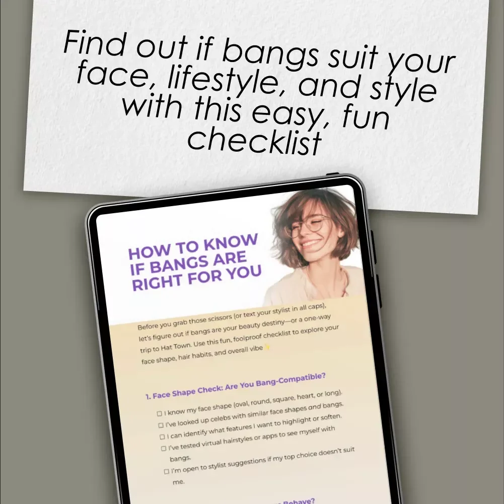 How to Know If Bangs Are Right for You - The Ultimate Checklist to Discover How to Know If You Look Good with Bangs
