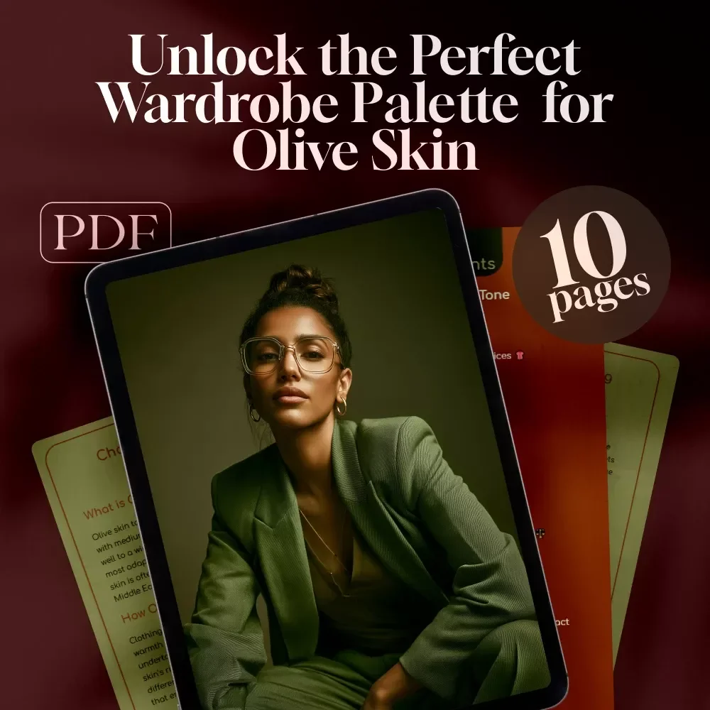 Unlock the Perfect Wardrobe Palette for Olive Skin – Clothing Colors for Olive Skin Tone | Digital Style Guide & eBook for Flawless Outfits