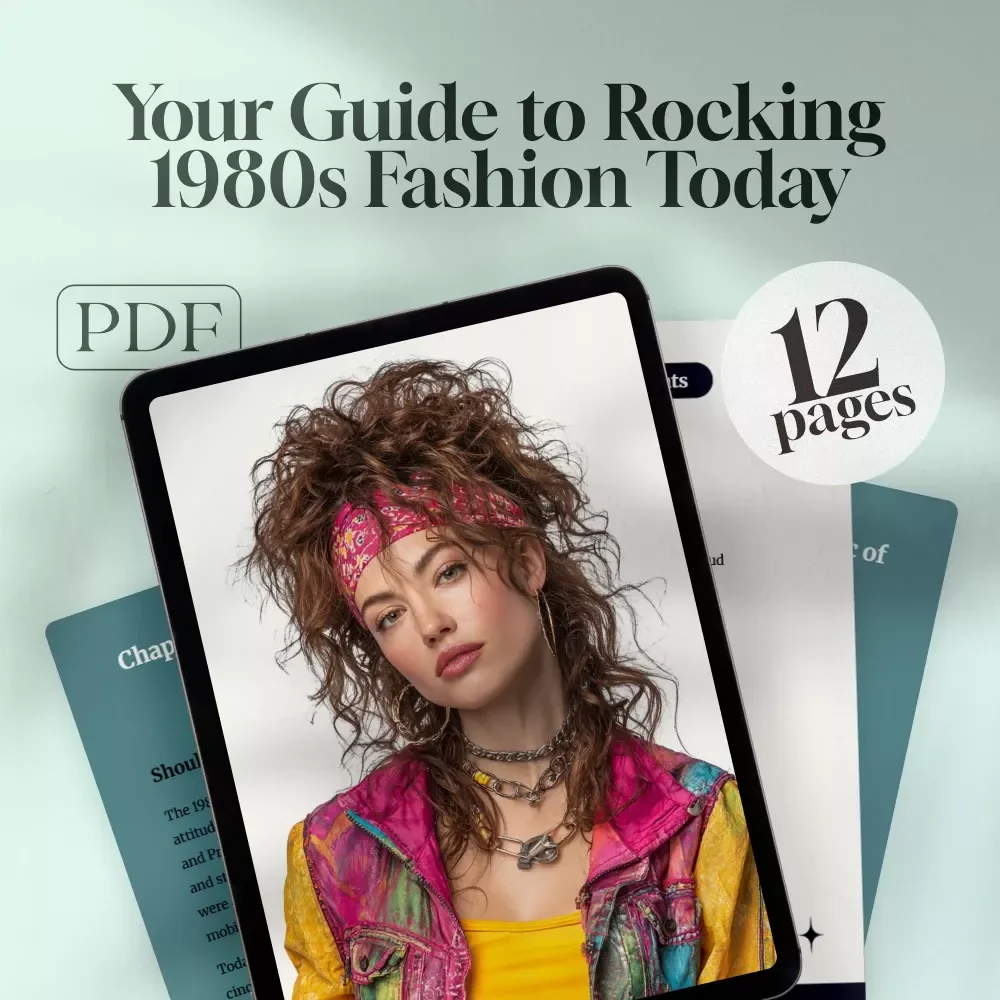 Your Guide to Rocking 1980s Fashion Today – Retro Style eBook for Creating an Authentic 1980's Inspired Fashion Look