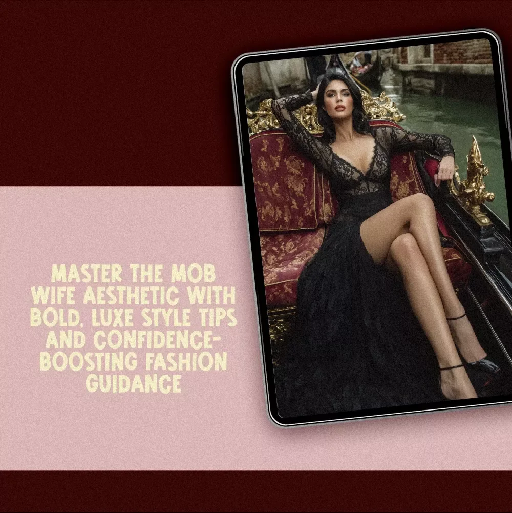 Mob Wife Aesthetic Checklist: Channel Your Inner Power Diva | Digital Download Style Guide for Luxe, Bold & Glamorous Fashion