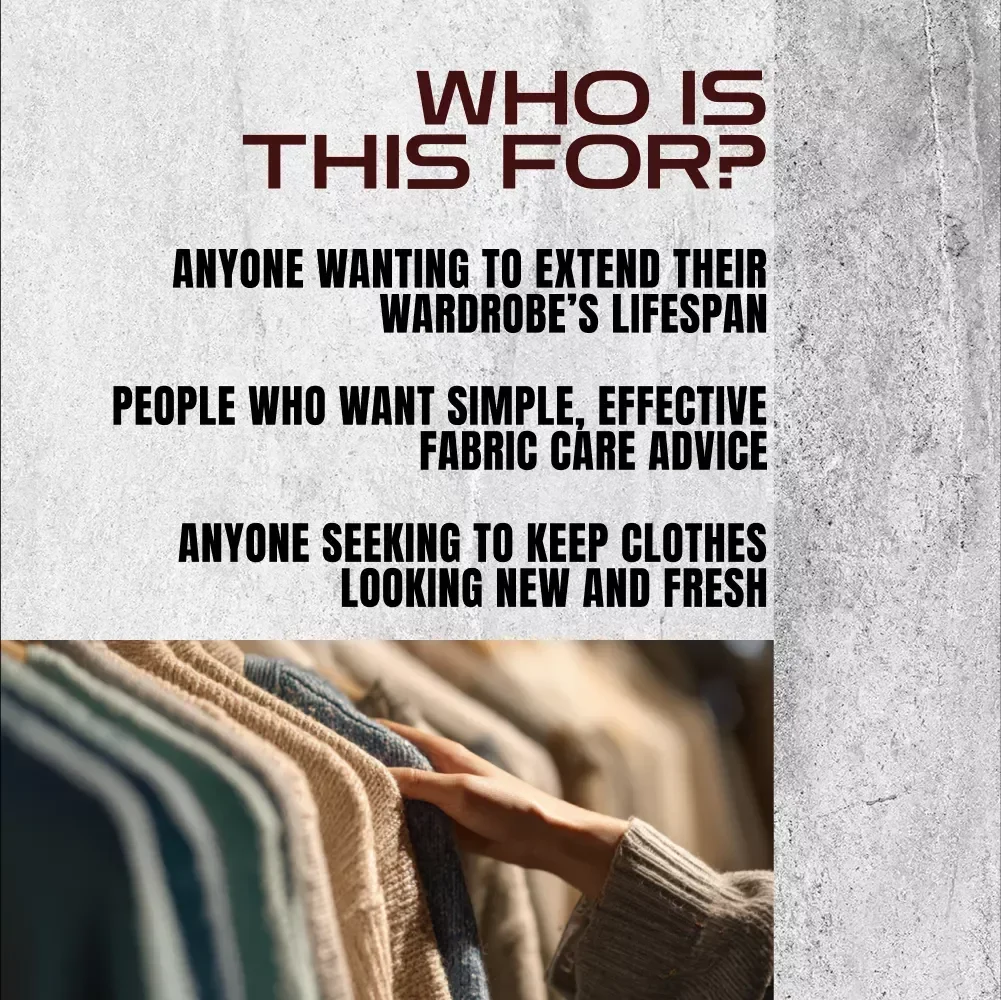 Keep Your Clothes Looking Fresh Checklist – How to Keep My Clothes Looking New Guide, Fabric Care Tips, Laundry & Wardrobe Maintenance PDF