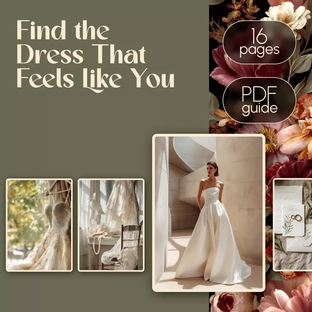 Find the Dress That Feels Like You | Wedding Dress Styles Guide for Brides | Digital Download eBook & Checklist