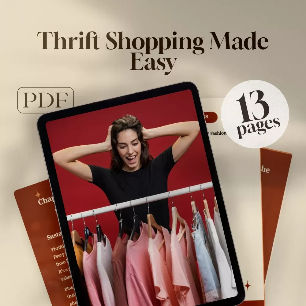 Thrift Shopping Made Easy | Digital Guide for Finding and Styling Thrift Clothes Like a Pro