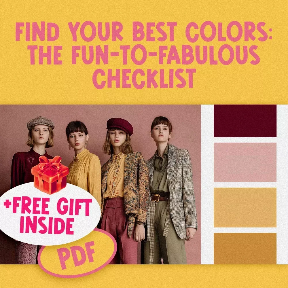 Find Your Best Colors: The Fun-to-Fabulous Checklist | How to Know What Colors Look Good on You | Digital Download for Personal Style & Confidence