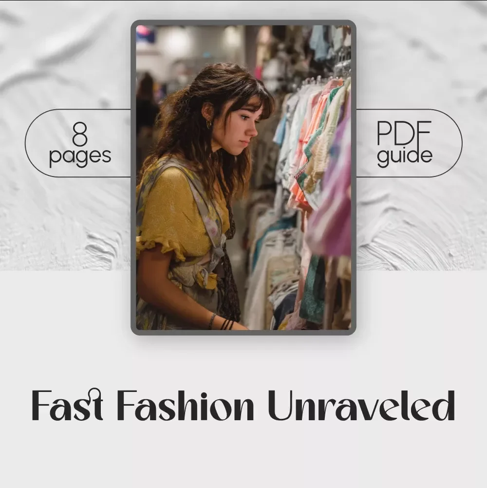 Fast Fashion Unraveled | Digital Guide on the History of Fast Fashion, Social & Environmental Impact, and Sustainable Shopping Tips