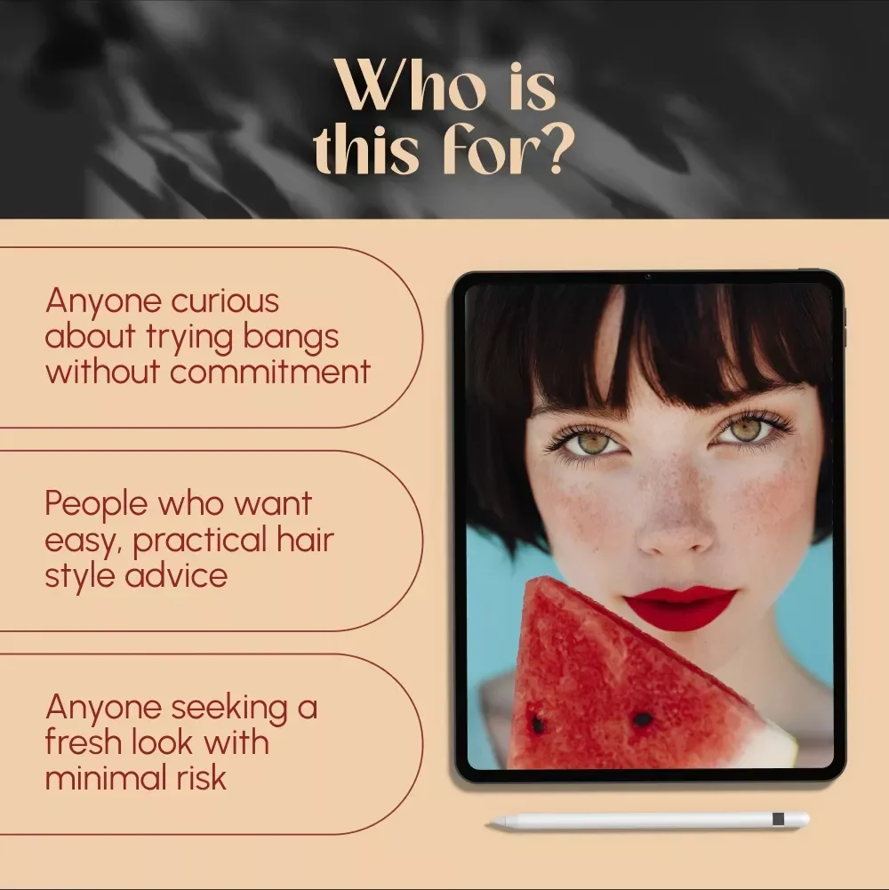 Bangs or Nah? A Fun Guide to Finding Your Fringe – How to Know If You Would Look Good with Bangs | Face Shape & Styling Tips