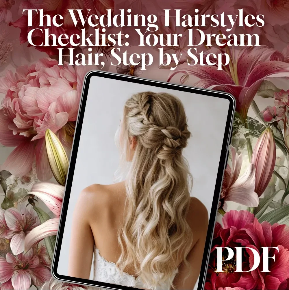The Wedding Hairstyles Checklist: Your Dream Hair, Step by Step | Bridal Hair Planning Guide for Perfect Wedding Hair Styles | Digital Download PDF