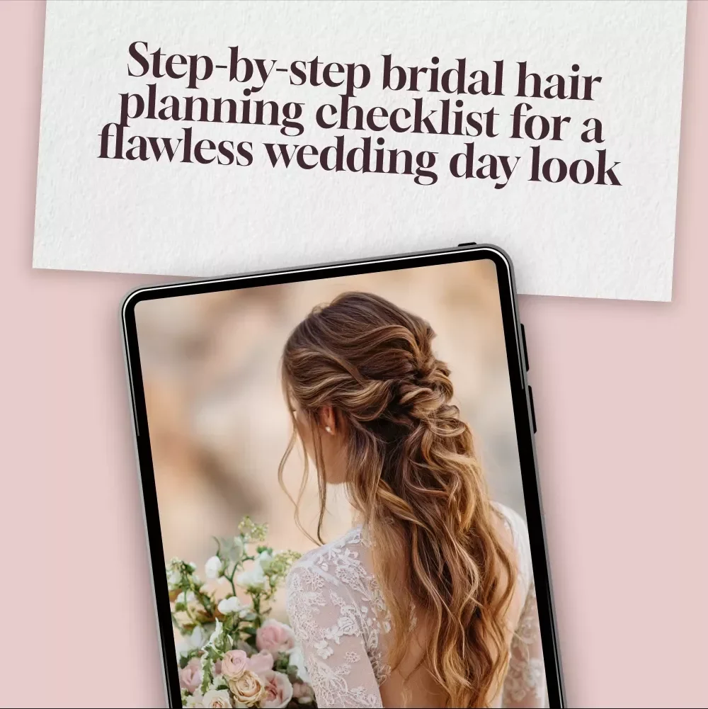 The Wedding Hairstyles Checklist: Your Dream Hair, Step by Step | Bridal Hair Planning Guide for Perfect Wedding Hair Styles | Digital Download PDF