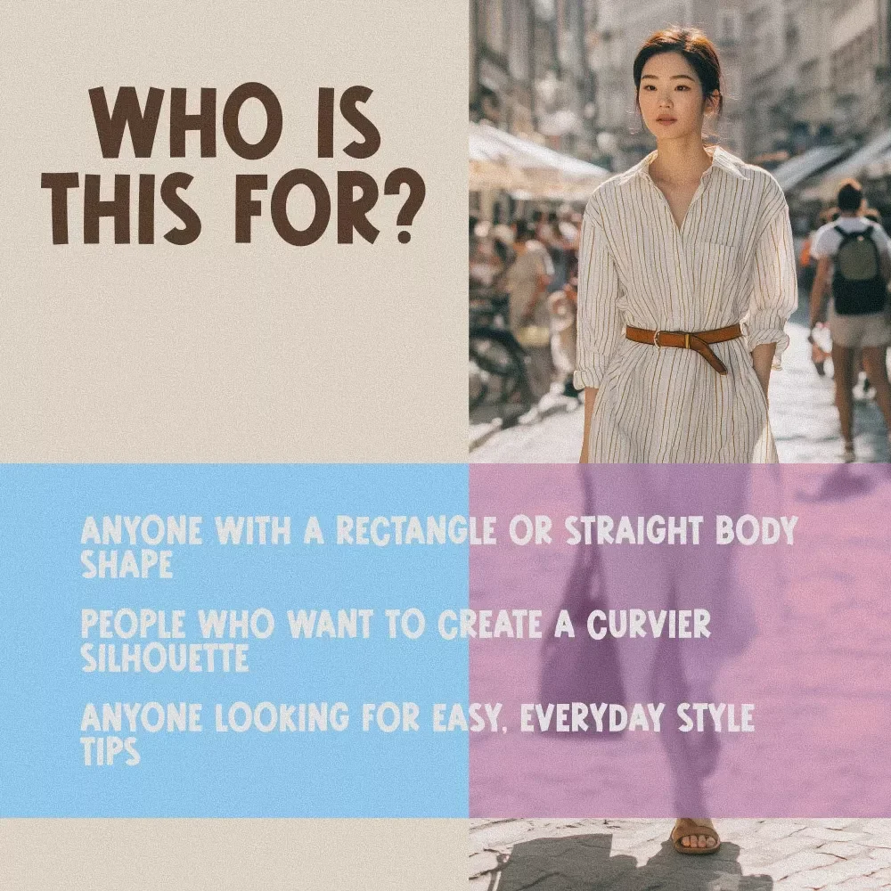Style Checklist for Rectangle Body Shape – Digital Download Guide for Flattering Outfits, Styles & Wardrobe Inspiration
