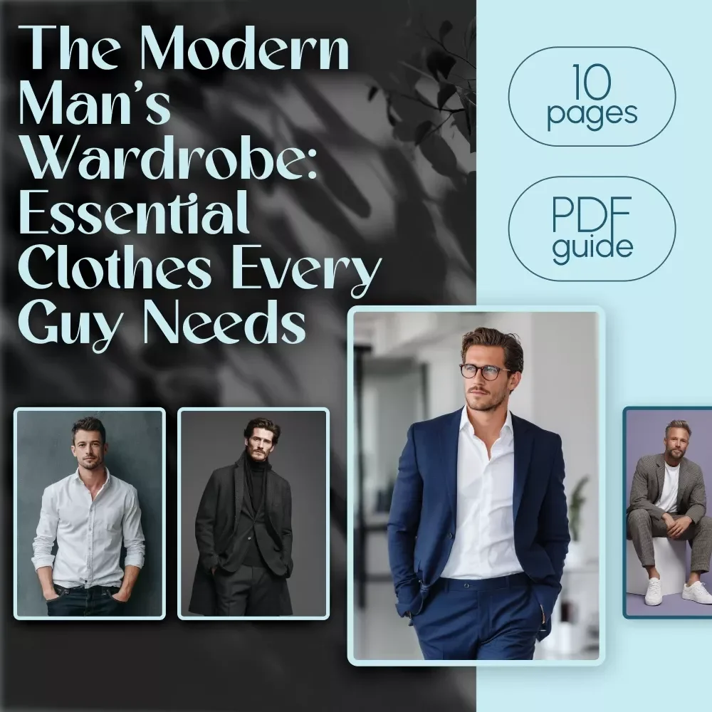 The Modern Man’s Wardrobe: Essential Clothes Every Guy Needs – Digital Style Guide for Men | Must Have Clothes for Men | Printable Fashion & Capsule Wardrobe Planner