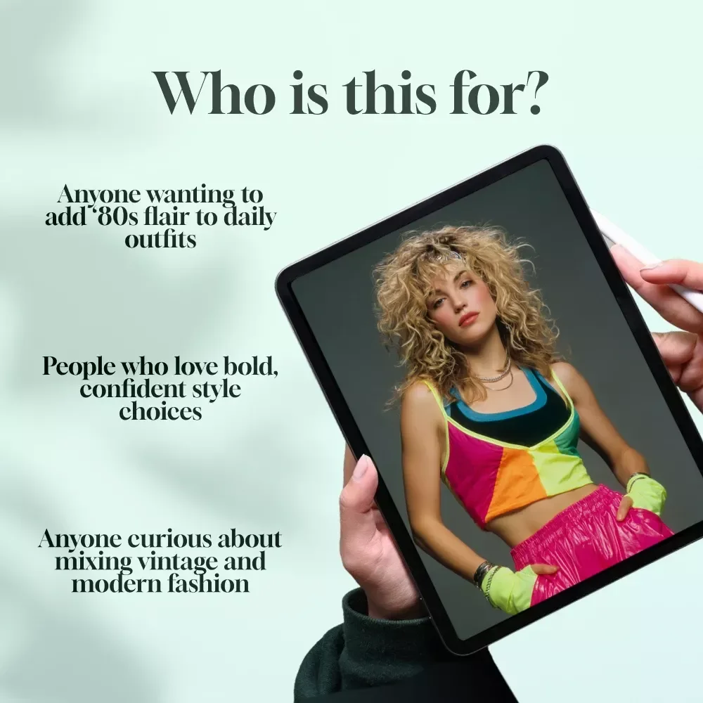 Your Guide to Rocking 1980s Fashion Today – Retro Style eBook for Creating an Authentic 1980's Inspired Fashion Look