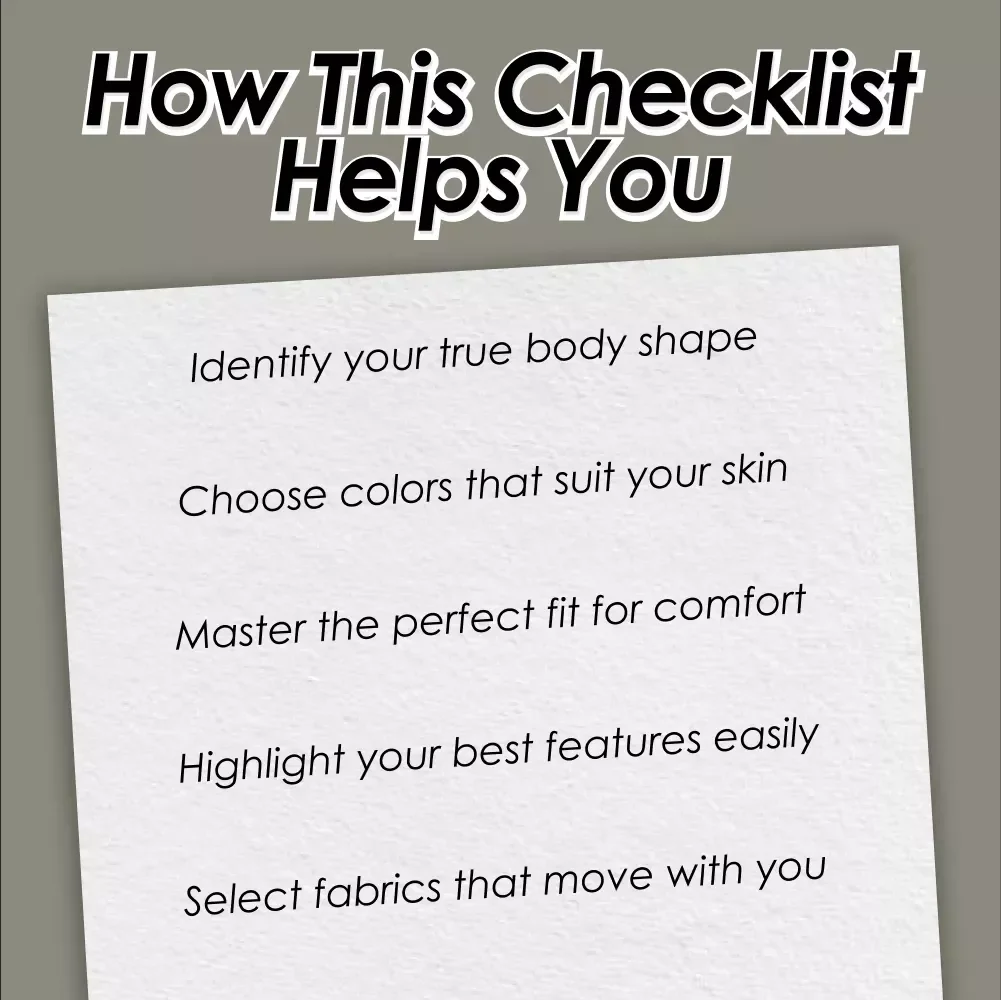 Choosing Clothes That Look Good on You | How to Choose Clothes That Look Good on You Checklist for Flattering Style
