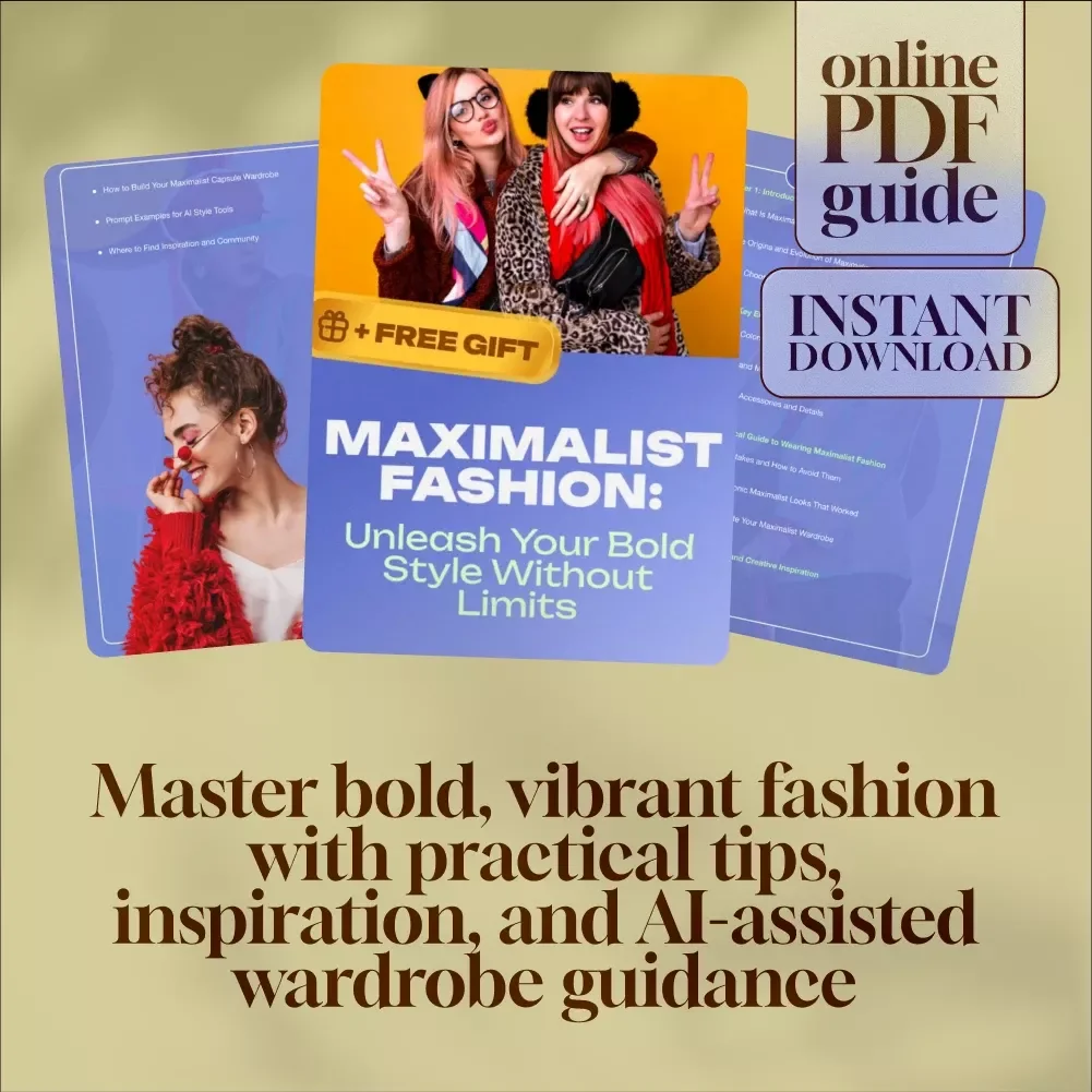 Maximalist Fashion: Unleash Your Bold Style Without Limits – Ultimate Guide to What Is Maximalist Fashion, AI Wardrobe Tips, Vibrant Patterns & Statement Accessories