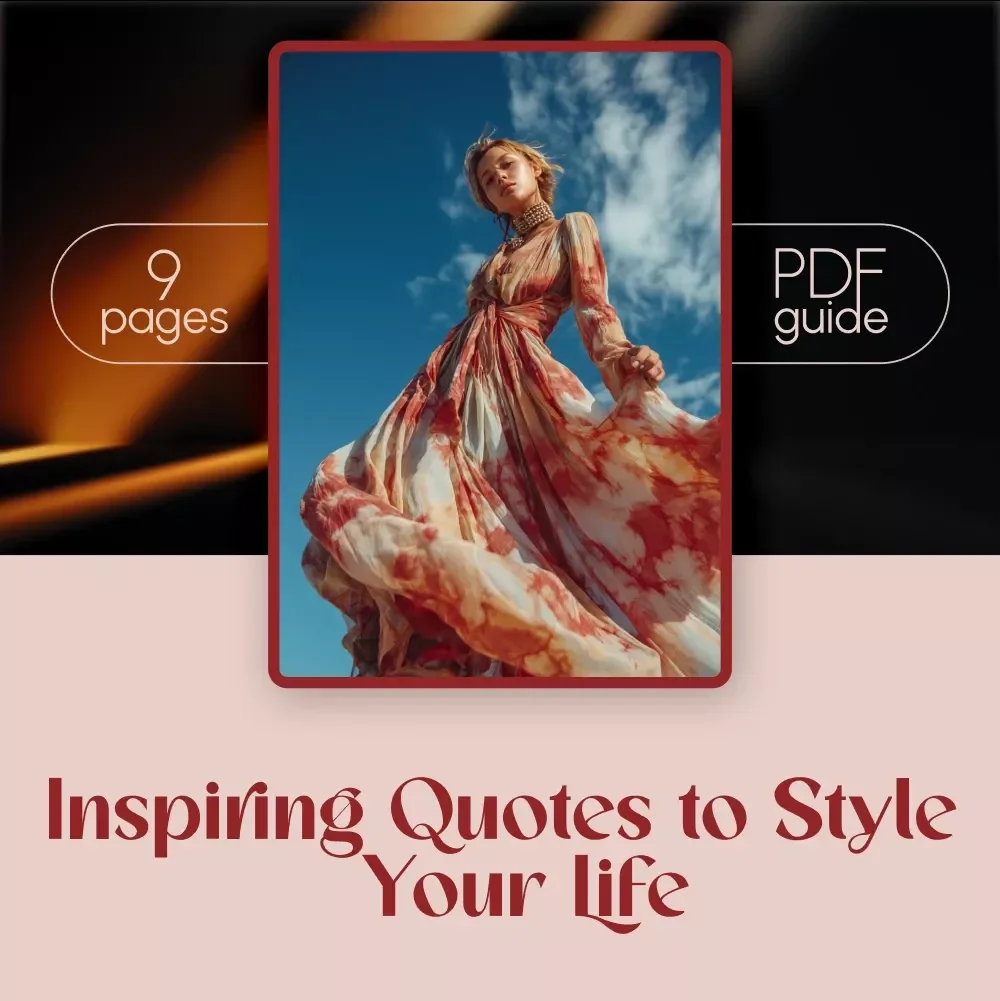 Inspiring Quotes to Style Your Life | Guide with Inspirational Quotes for Fashion, Iconic Designer Wisdom & Celebrity Style Statements