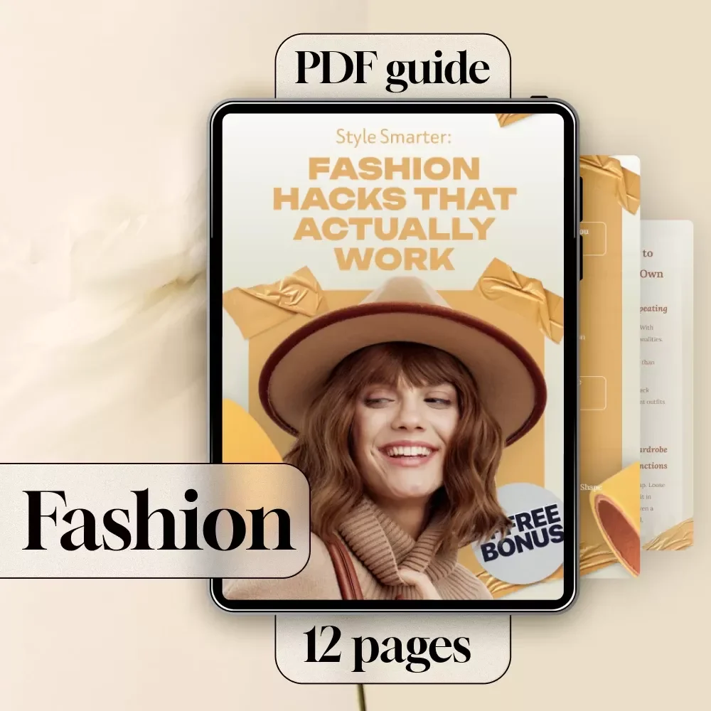 Style Smarter: Fashion Hacks That Actually Work | Digital Guide for Closet Magic, Outfit Repeating, Sustainable Style & Wardrobe Transformations