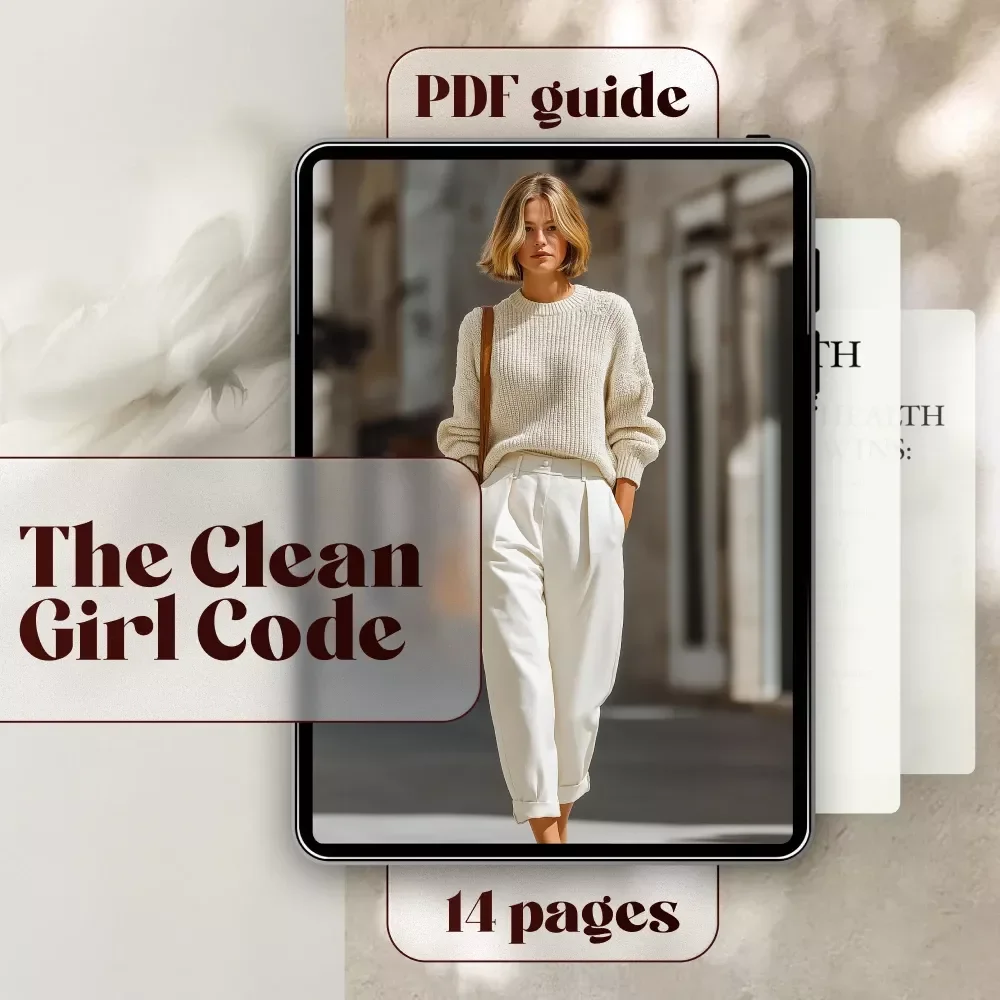 The Clean Girl Code | Digital Guide to Mastering the Clean Girl Aesthetic | Minimalist Style, Beauty & Lifestyle eBook for Effortless Elegance