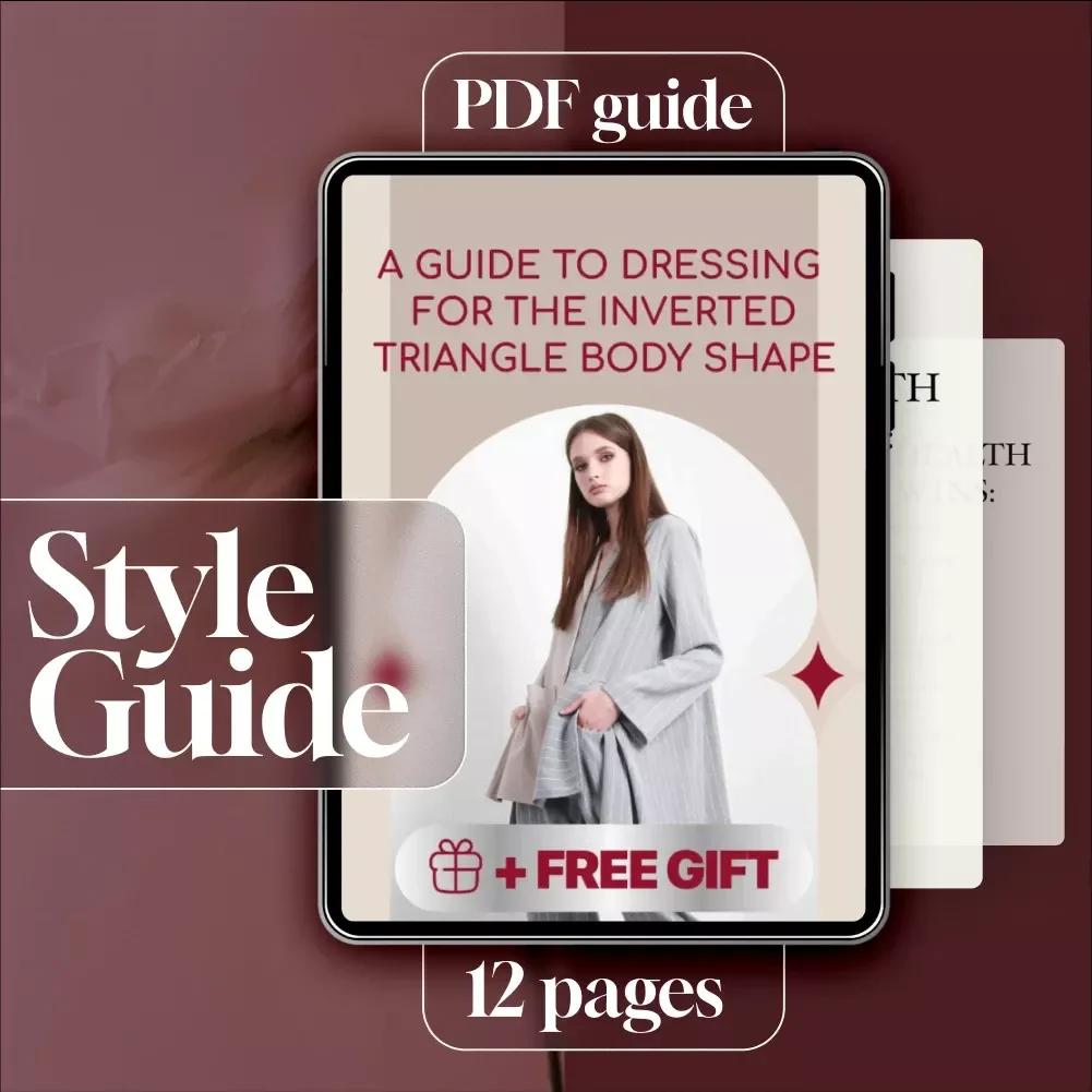 A Guide to Dressing for the Inverted Triangle Body Shape | How to Dress for Inverted Triangle Body Shape Digital Style Guide & Wardrobe Tips