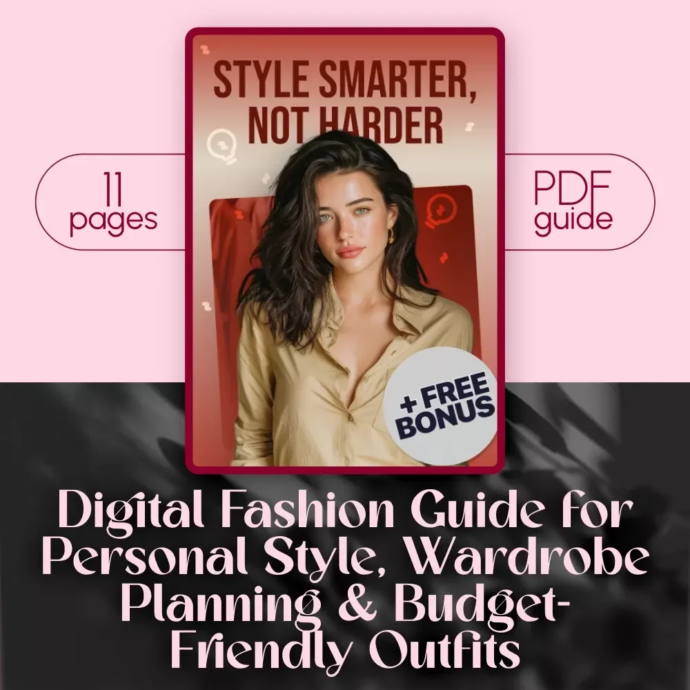 Style Smarter, Not Harder | Digital Fashion Tips Guide for Personal Style, Wardrobe Planning & Budget-Friendly Outfits