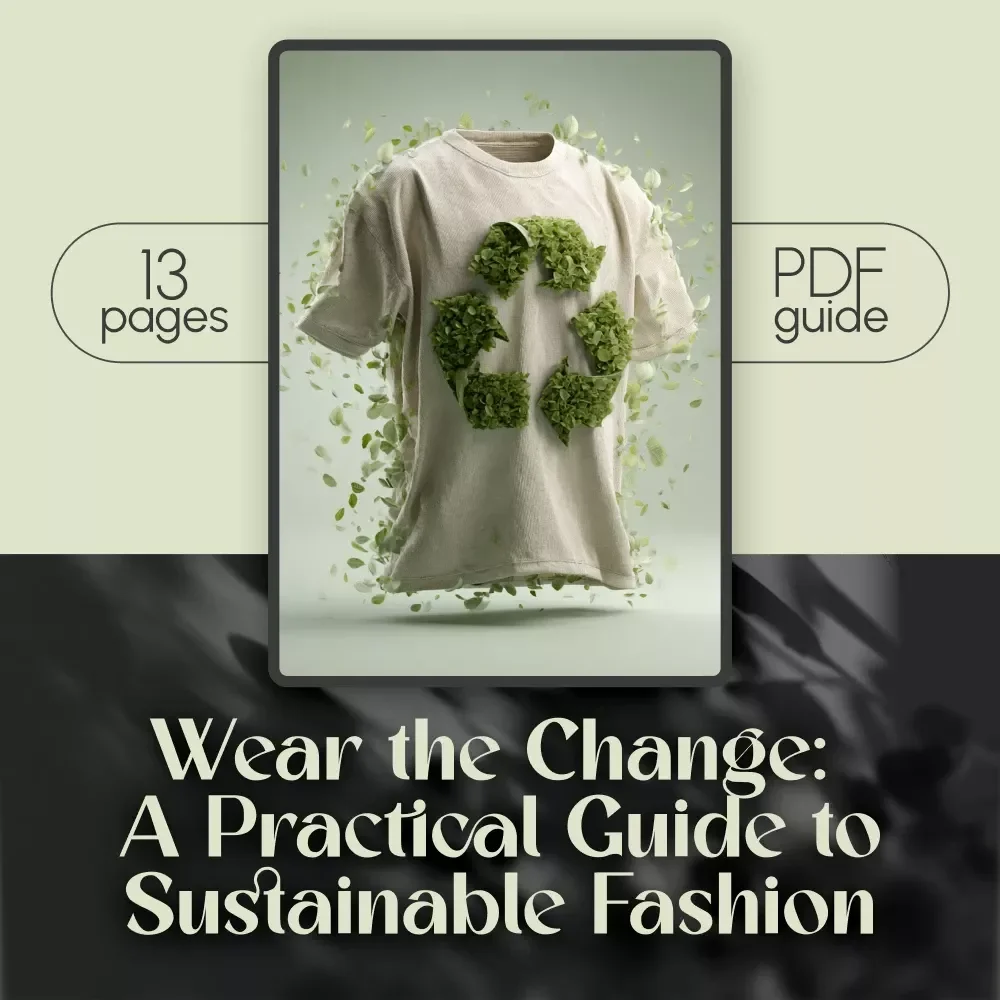 Wear the Change: A Practical Guide to Sustainable Fashion | Eco-Friendly Style Tips, Wardrobe Makeover & Ethical Clothing Ideas – Digital Download