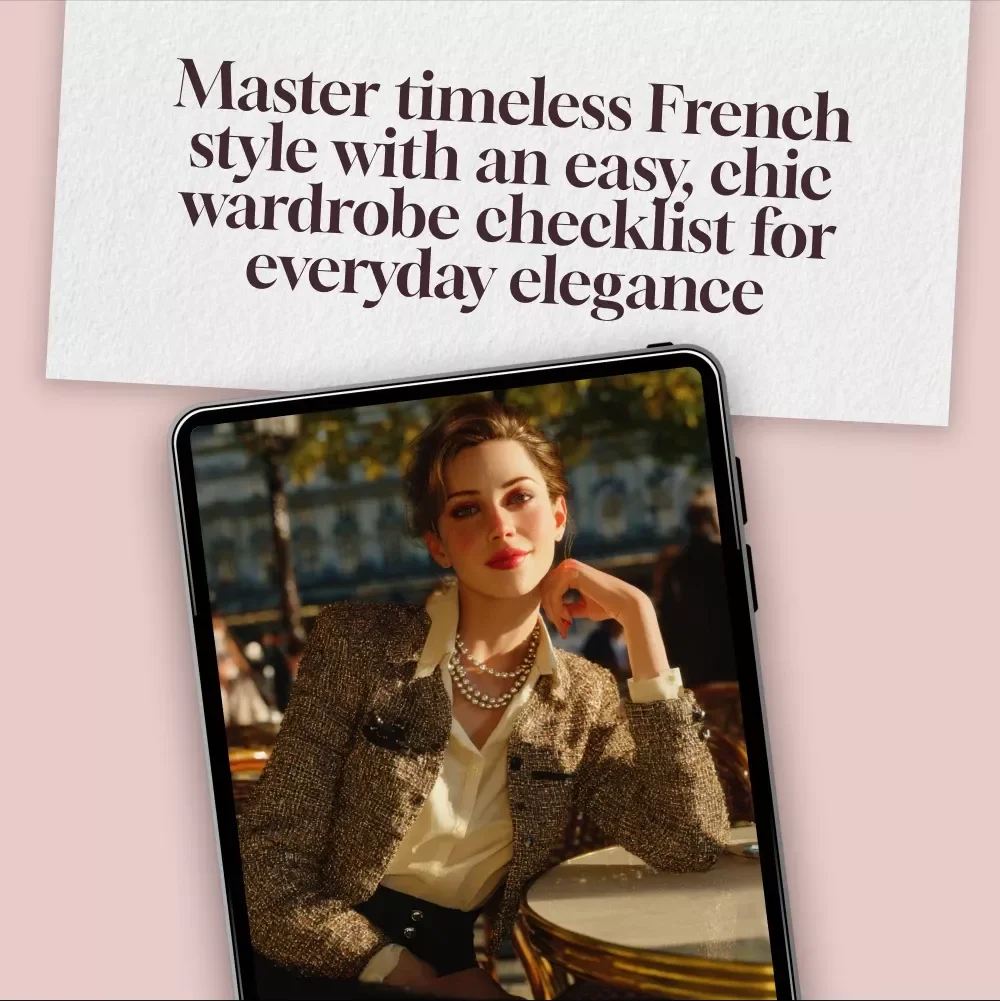 French Chic Fashion Checklist – Parisian Style Digital Download | French Inspired Fashion Wardrobe Guide