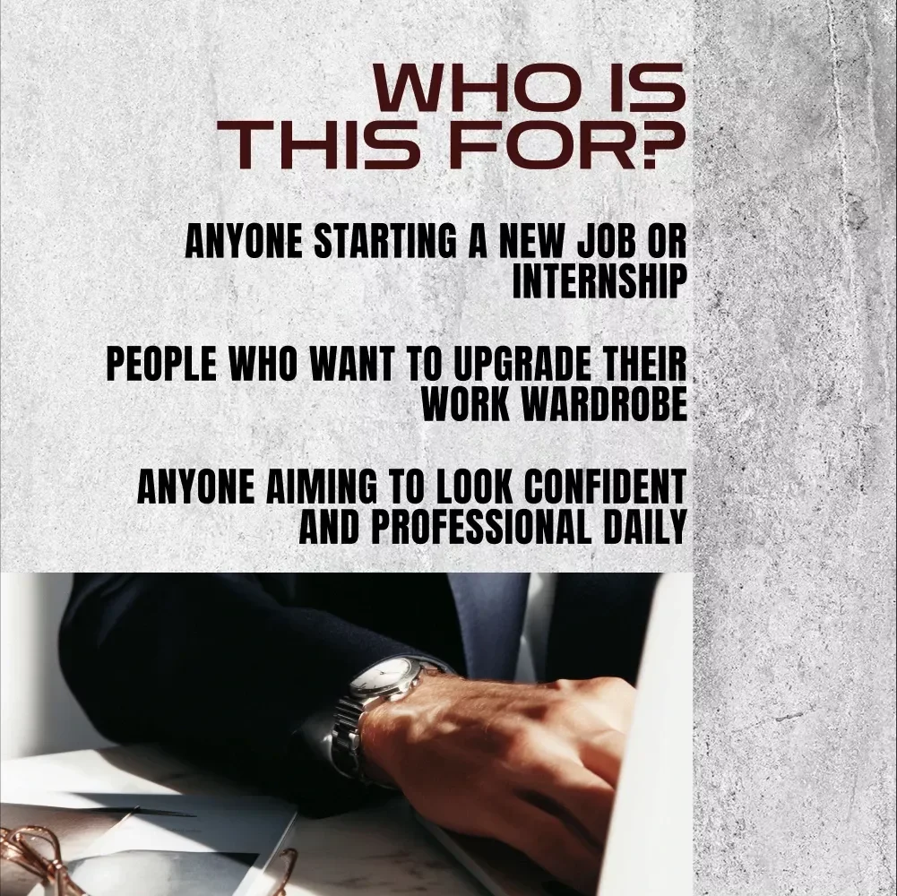 Power Dressing 101: Your Go-To Checklist for Looking Sharp at Work – Digital Download for How to Dress Professionally, Office Style Tips, and Workplace Outfit Ideas