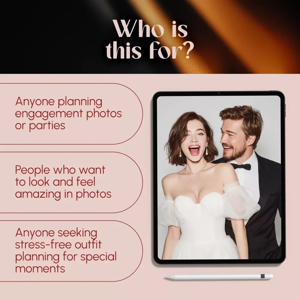 A Real Guide to Engagement Outfits That Shine | Stylish Outfit Ideas for Engagement Photoshoots, Parties & Events – Digital Download Guide