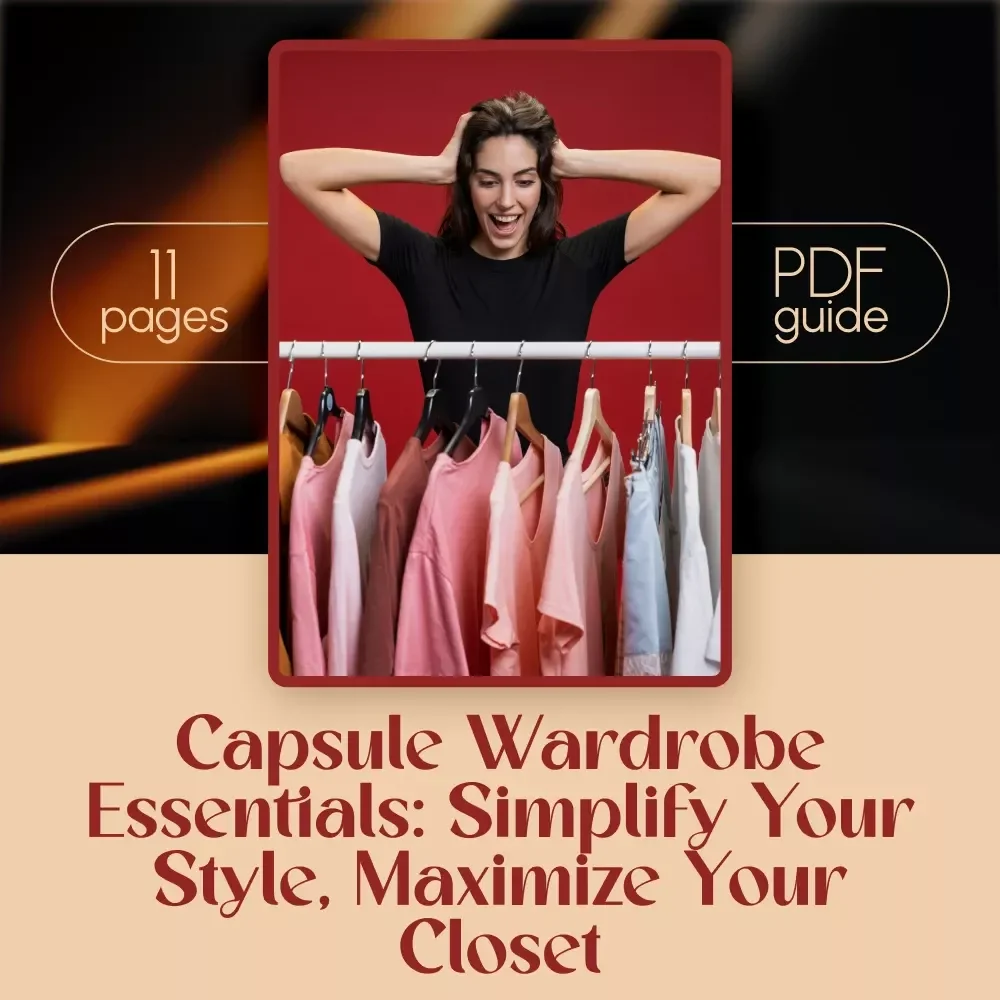Capsule Wardrobe Essentials: Simplify Your Style, Maximize Your Closet | Minimalist Fashion Guide, Digital Download, Wardrobe Planner, Declutter Your Closet, Capsule Wardrobe PDF