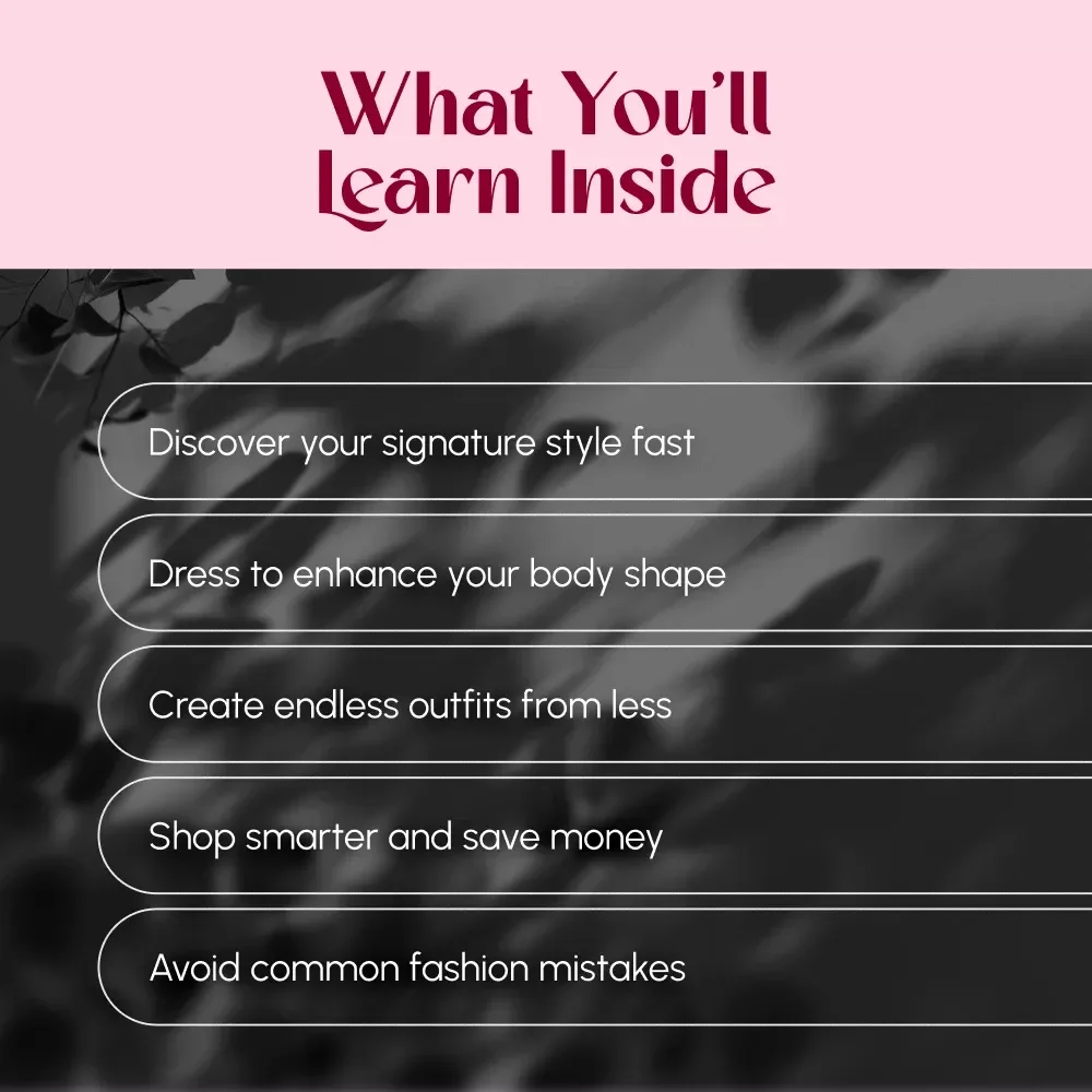 Style Smarter, Not Harder | Digital Fashion Tips Guide for Personal Style, Wardrobe Planning & Budget-Friendly Outfits