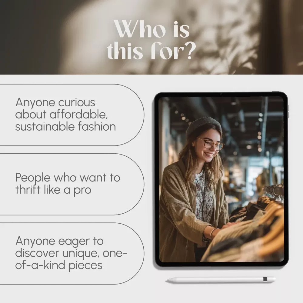 Thrift Shopping Uncovered | Digital Guide to What Is Thrift Shopping, Sustainable Style & Smart Secondhand Finds