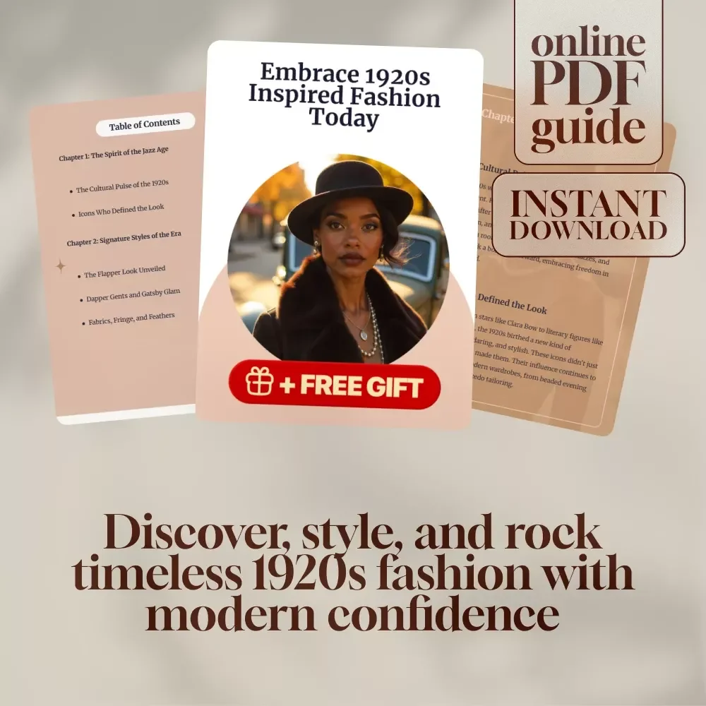 Embrace 1920s Inspired Fashion Today – Vintage Style Guide for Flapper Glam, Gatsby Chic & Timeless Jazz Age Looks