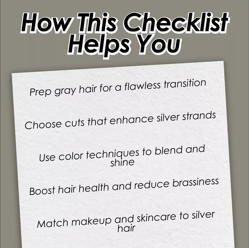 The Ultimate Glow-Up Checklist for Stunning Silver Strands | How to Make Gray Hair Look Good Guide & Tips