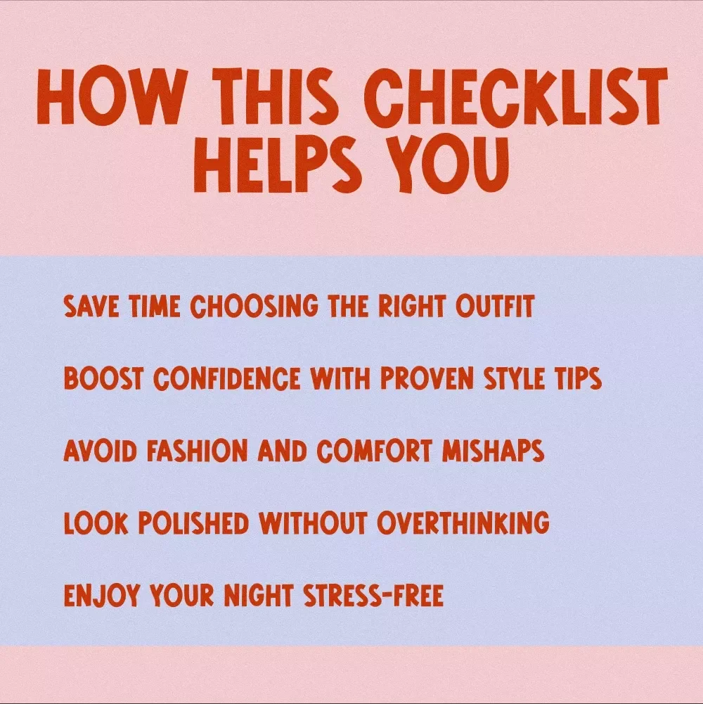 Dinner Date Outfit Checklist: Look Great, Feel Even Better | Printable Digital Download Guide for Perfect Dinner Date Outfit Planning