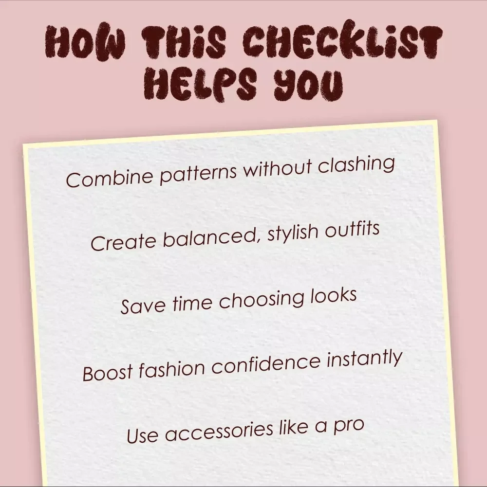 Your Ultimate Checklist for Mixing Patterns Like a Pro! | How to Mix Patterns in Clothing eBook & Style Guide for Fashion Lovers