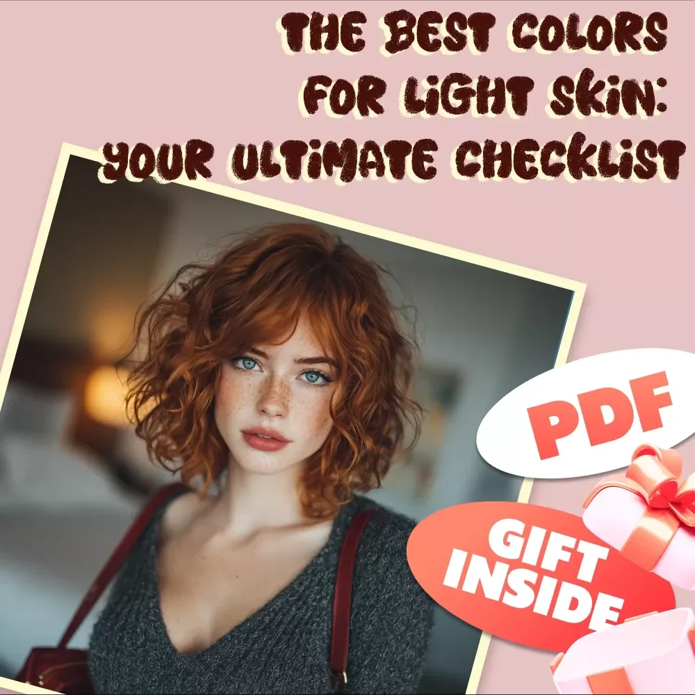 The Best Colors for Light Skin: Your Ultimate Checklist | Digital Clothing Color Guide for Fair Skin | Best Color Clothes for Light Skin PDF Download