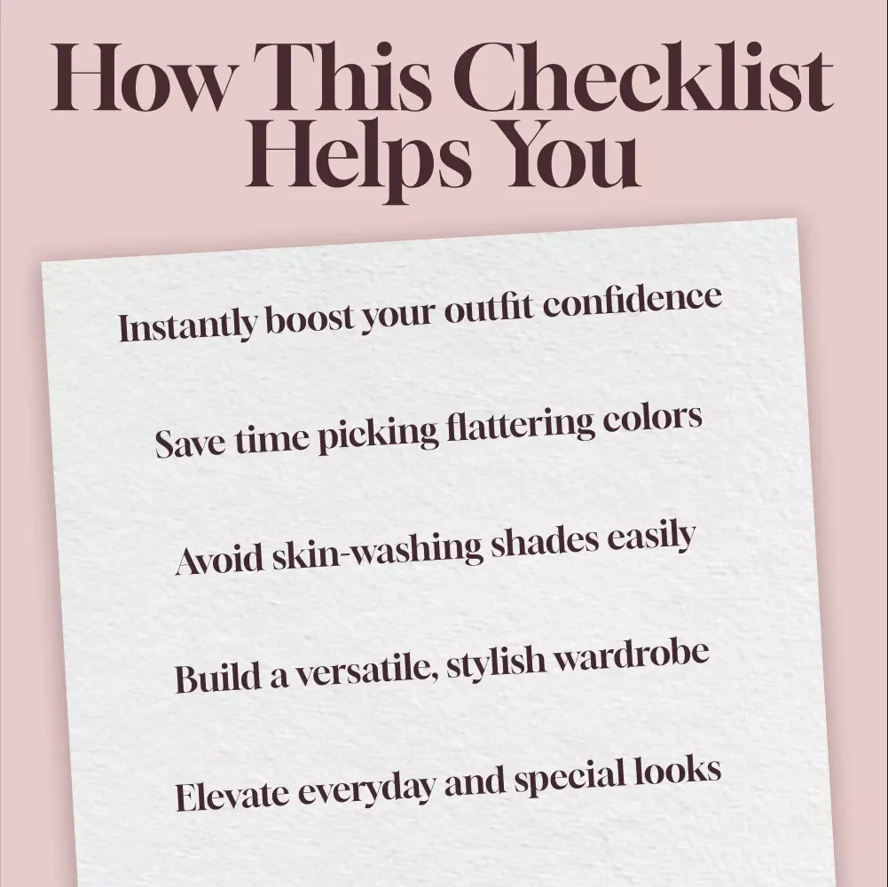 Best Clothing Colors for Medium Skin Tone: Your Ultimate Checklist | Digital Download Wardrobe Color Guide for Women & Men