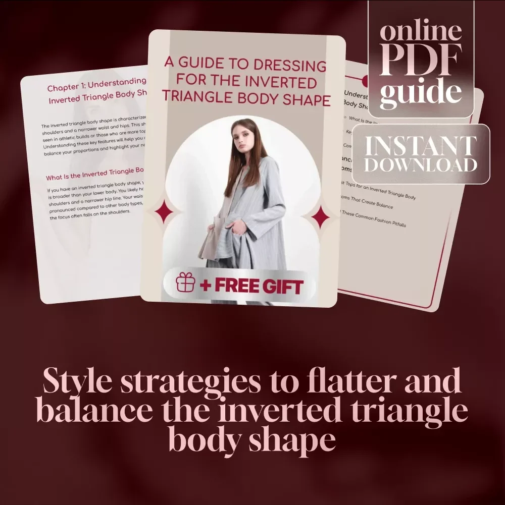 A Guide to Dressing for the Inverted Triangle Body Shape | How to Dress for Inverted Triangle Body Shape Digital Style Guide & Wardrobe Tips