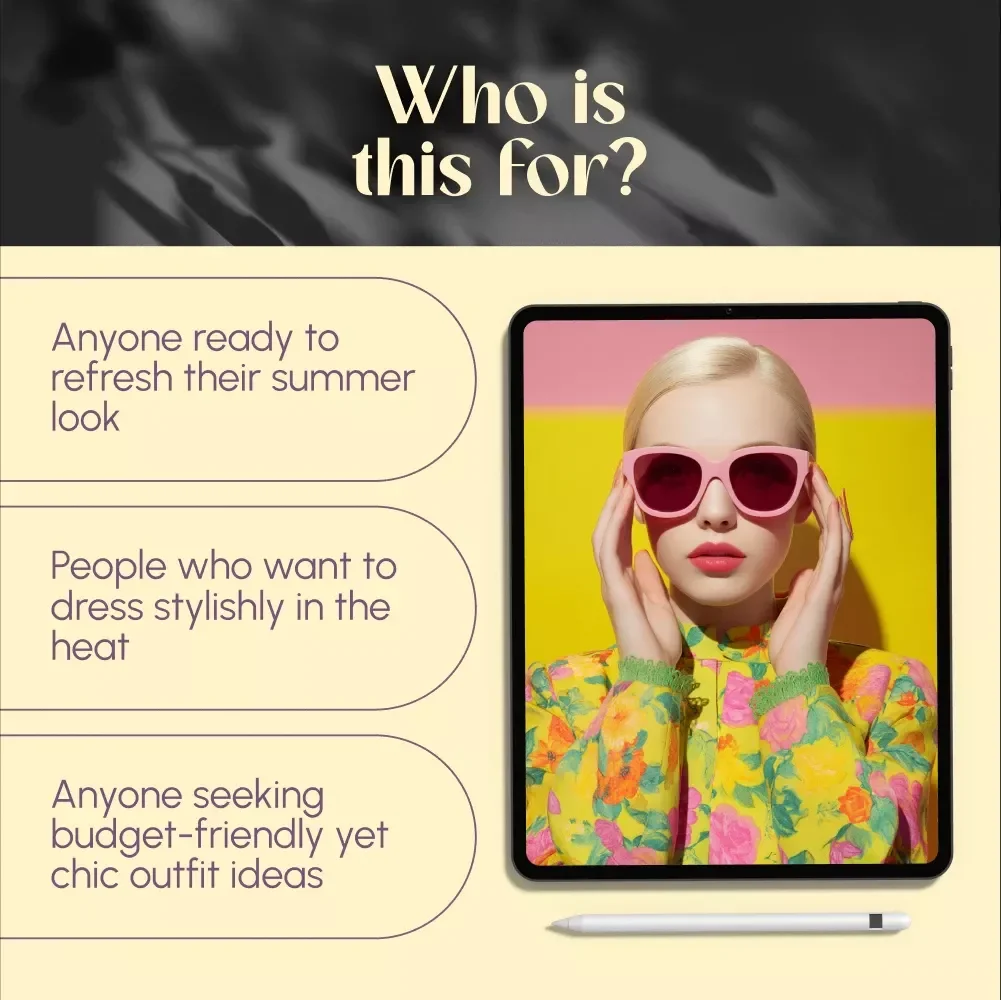 Stay Cool, Look Hot This Summer | Summer Fashion Guide for Women | Digital Download eBook & Checklist