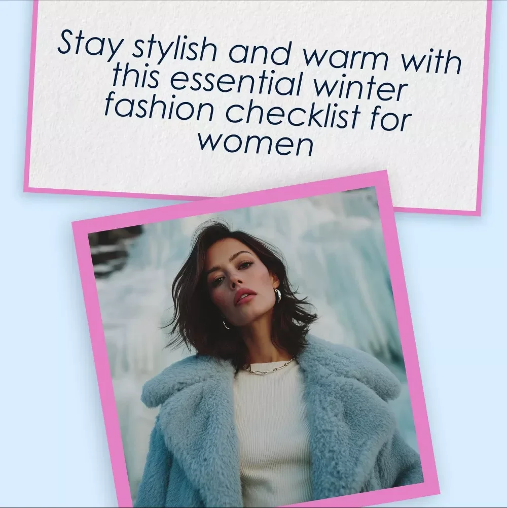 Winter Fashion Women Checklist | Stylish Cold Weather Outfit Planner | Digital Download Fashion Guide for Women
