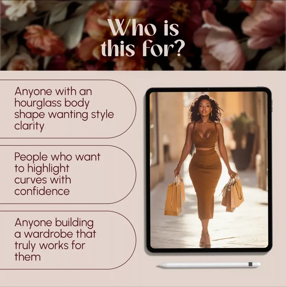 Flatter Your Curves: The Ultimate Style Guide for Hourglass Figures | Digital Download | Hourglass Body Shape Clothes Tips & Styling Secrets