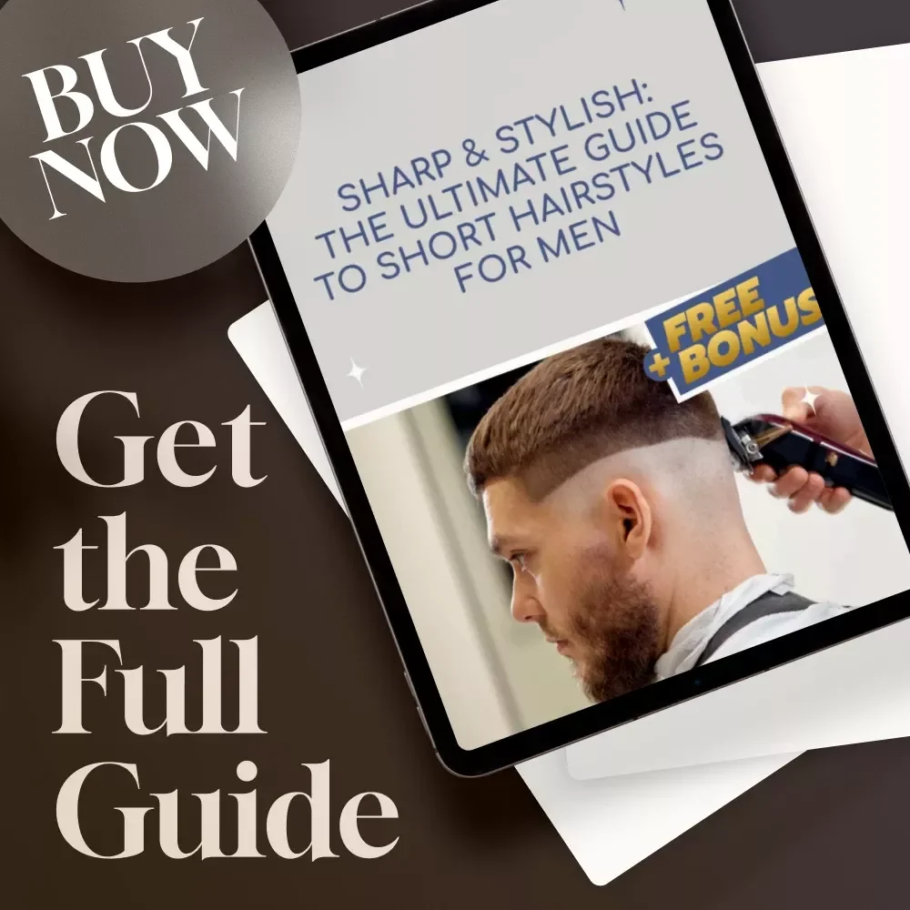 Sharp & Stylish: The Ultimate Guide to Short Hairstyles for Men | Digital Guide | Short Hair Styles for Men eBook | Men's Haircut Checklist
