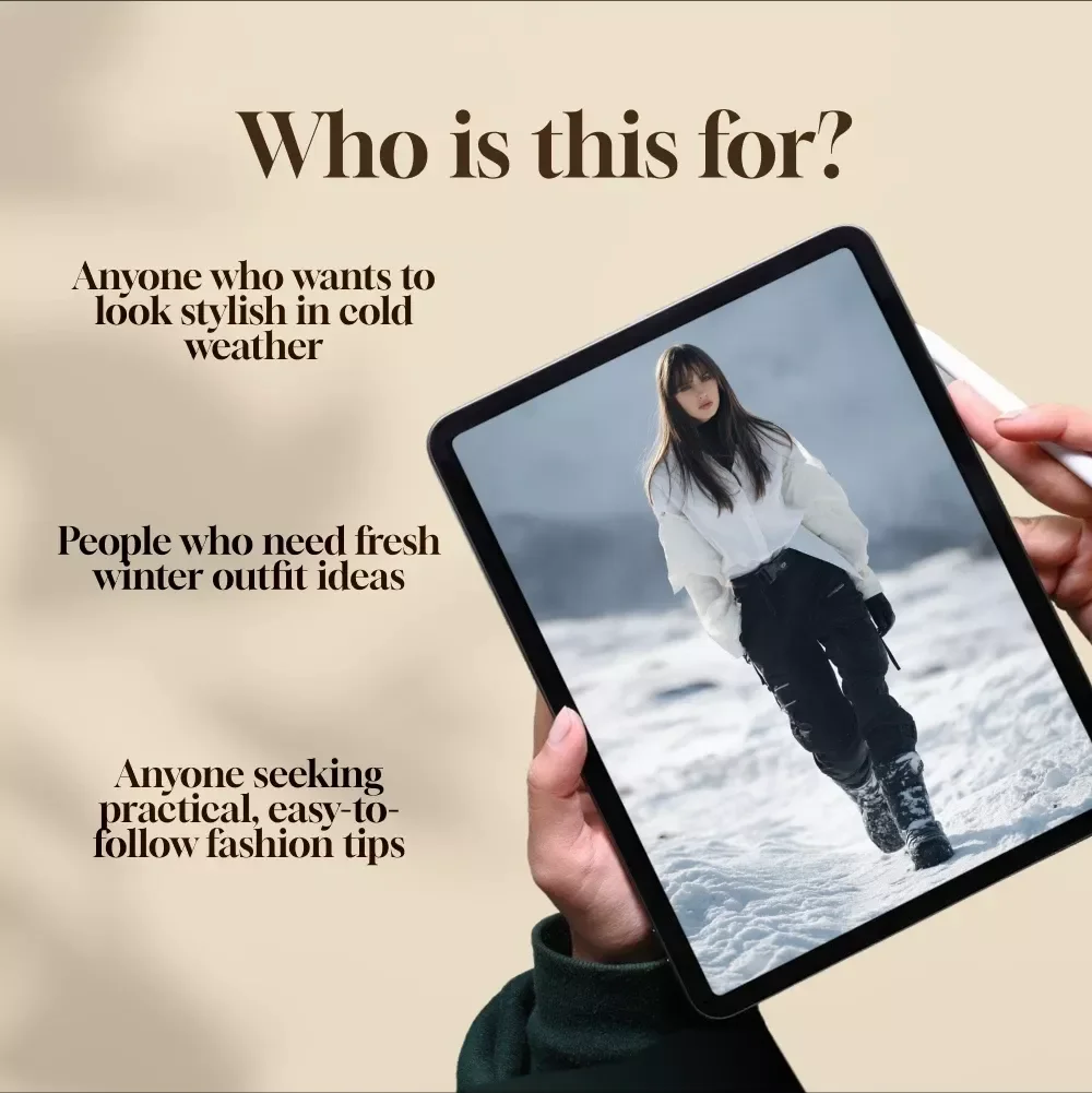 The Ultimate Guide to Winter Outfits for Women | Stylish Cold Weather Fashion eBook & Digital Wardrobe Planner