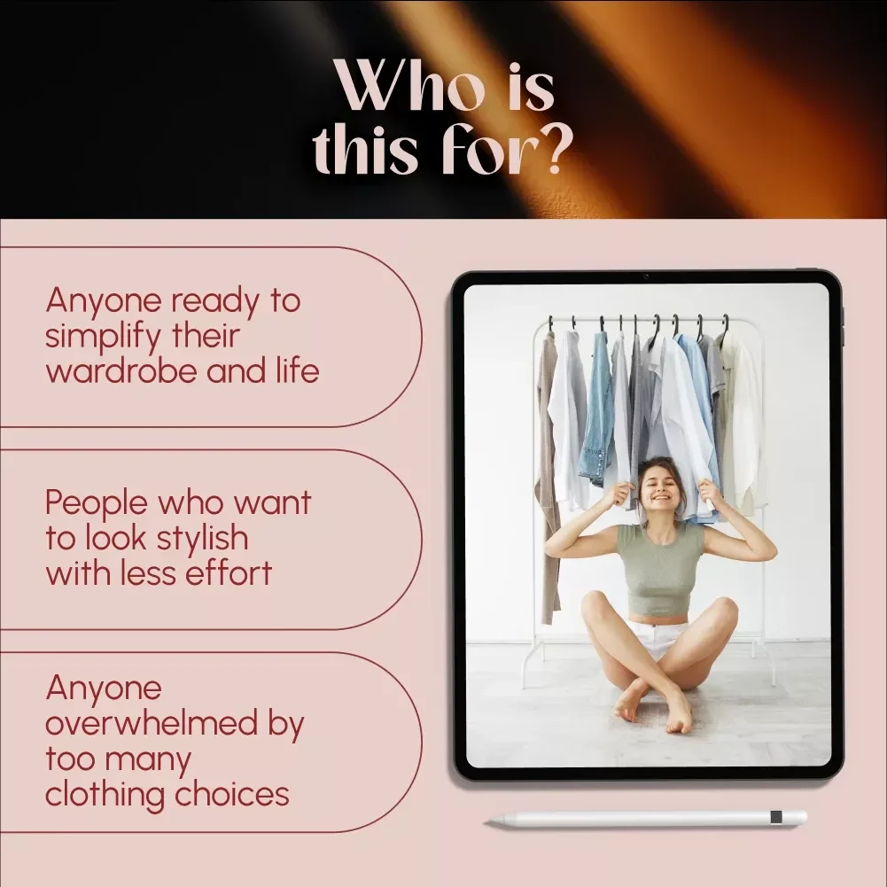 Effortless Style, Simplified: Build Your Capsule Wardrobe | Minimalist Fashion Guide, Digital Download, Capsule Wardrobe eBook, Outfit Checklist