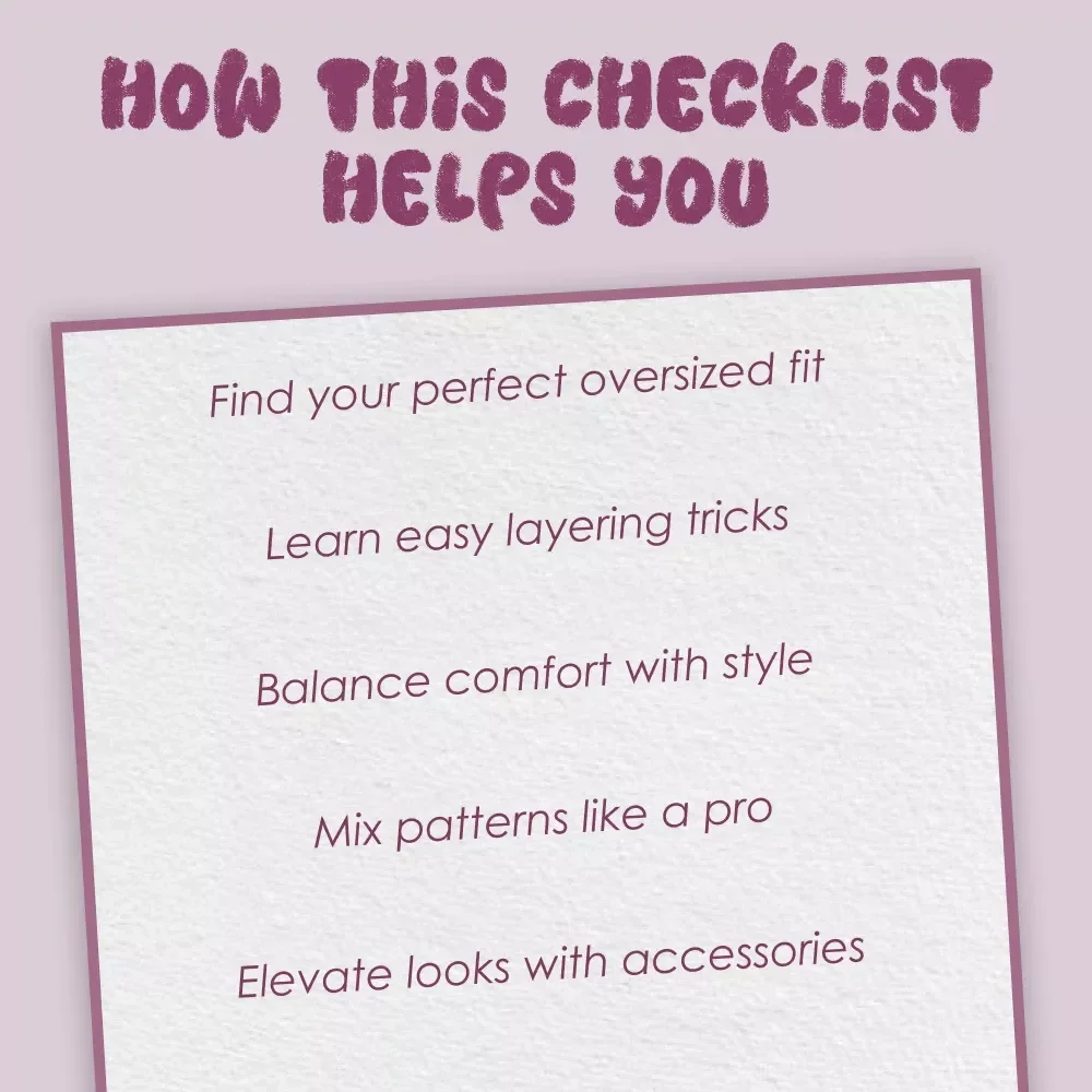 Baggy Clothes Style Checklist: Embrace Comfort & Coolness – Digital Fashion Guide for Effortless Streetwear, Oversized Outfit Ideas & Layering Tips