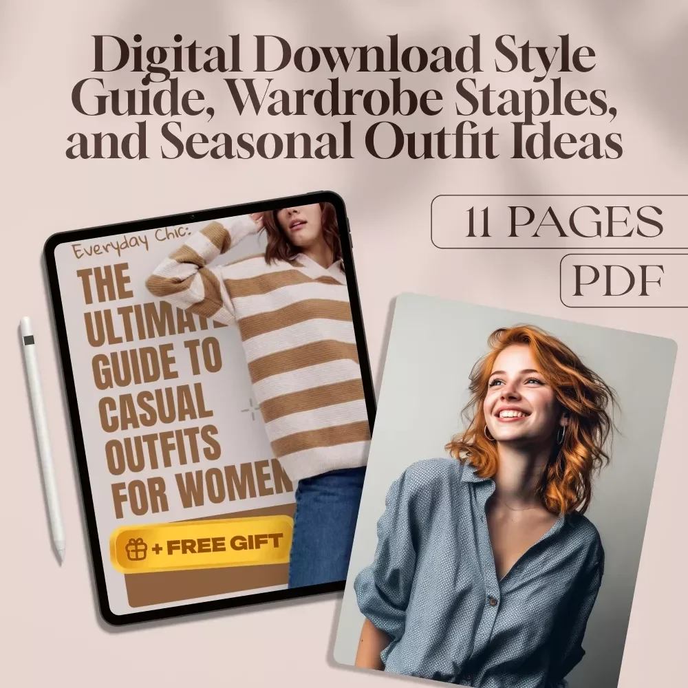 Everyday Chic: The Ultimate Guide to Casual Outfits for Women – Digital Download Style Guide, Wardrobe Staples, and Seasonal Outfit Ideas
